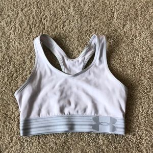 White sports bra